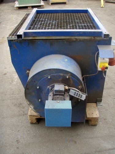 Grinding table, grate plate on the table 1000 mm x 1000 mm,, with exhauster